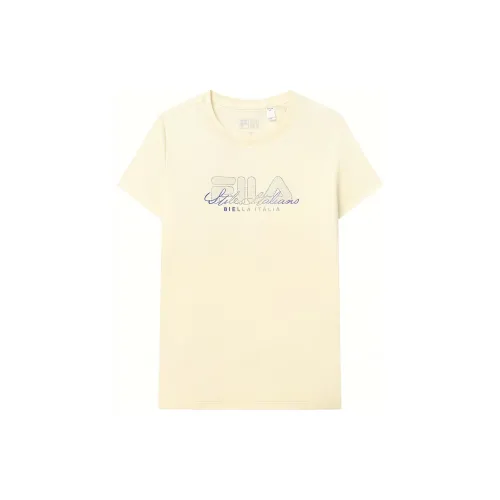 FILA T-Shirts Women's Marigold Yellow