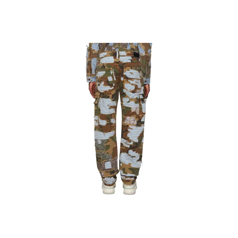 AMIRI Camo Boro Repair Straight Jean-3