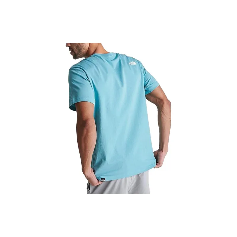 THE NORTH FACE T Shirts Men Sky Blue-2