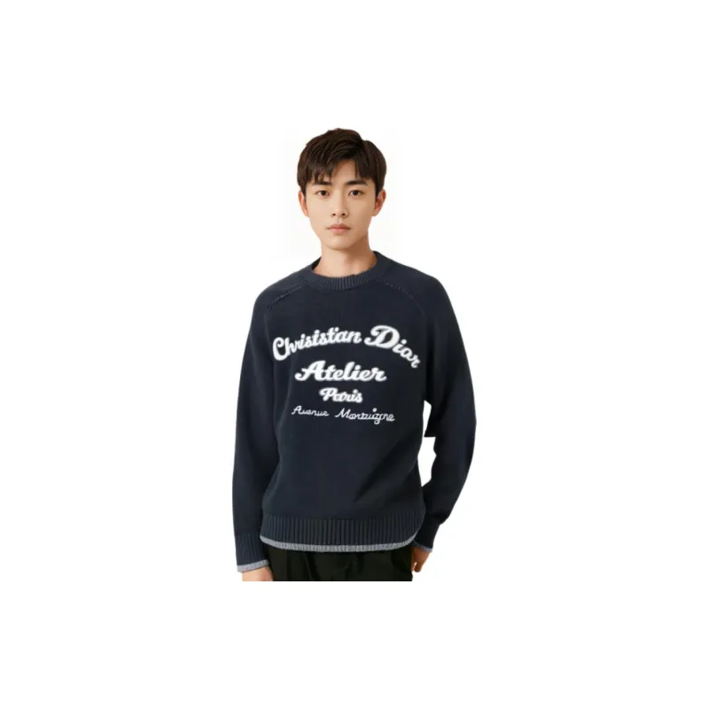 DIOR Quarterly New Products Sweaters Men Black-4