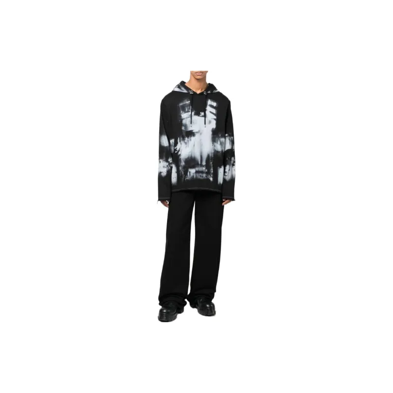 BALMAIN Graphic X ray Print Hoodie-1