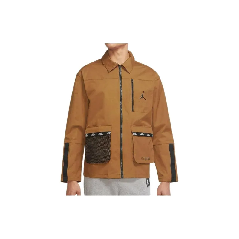 Jordan Jacket Men's Brown Yellow-2