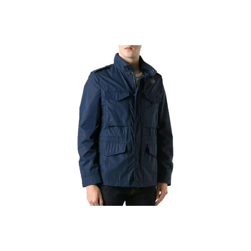 Burberry SS23 Jackets Coats Men's Navy Blue-1
