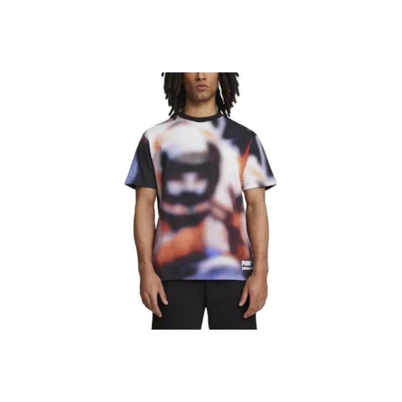 PUMA PLEASURES T Shirt Men's Multicolor-3