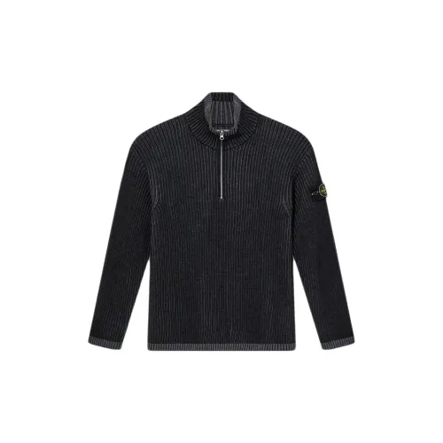 STONE ISLAND Sweaters Men Charcoal Gray