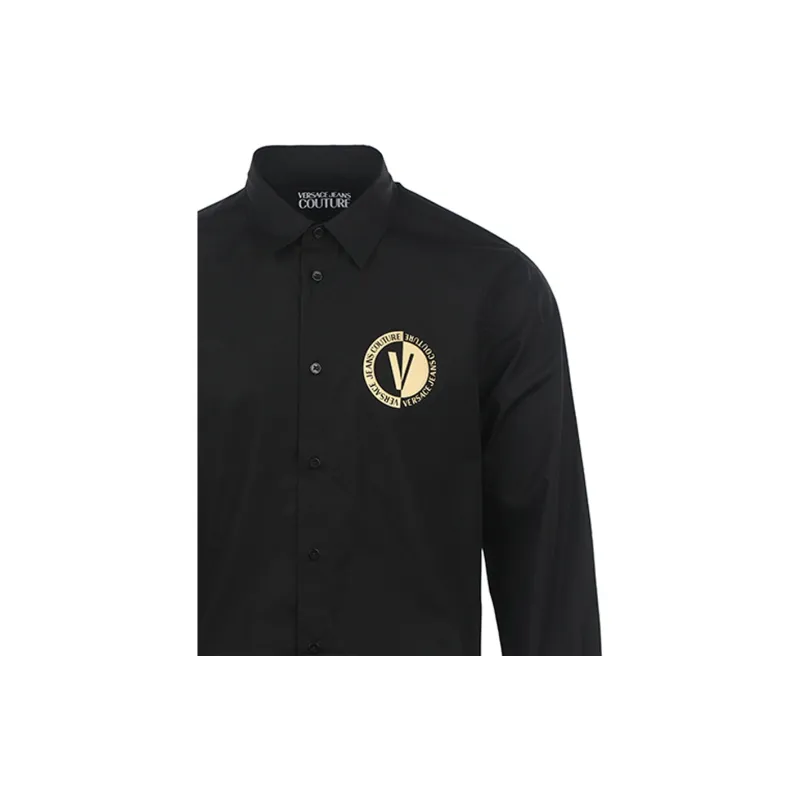 VERSACE JEANS COUTURE Shirts Men Black-5