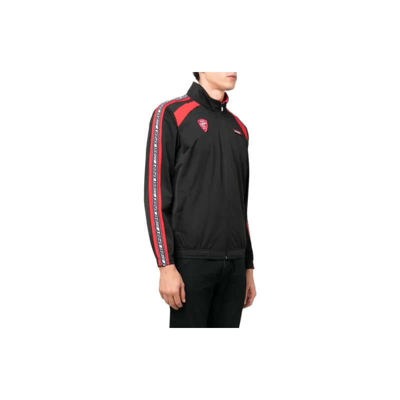 DIESEL Jackets Men Black Red-1