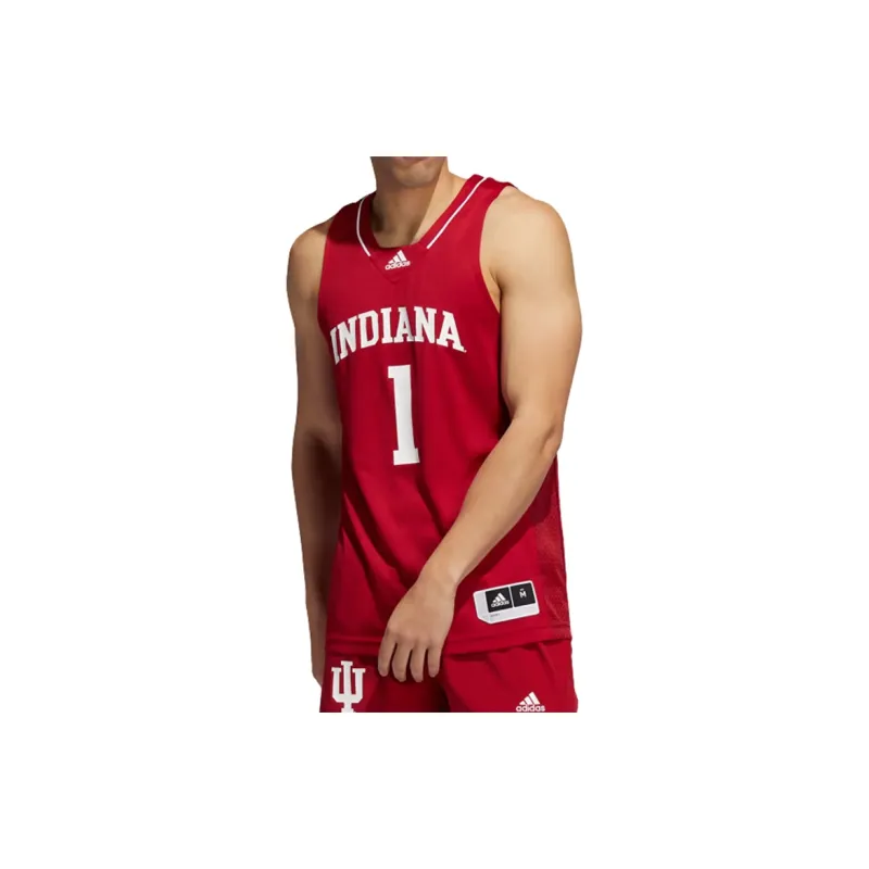 Adidas Free Shipping With AdiClub Hoosiers Ncaa Swingman Jersey-1