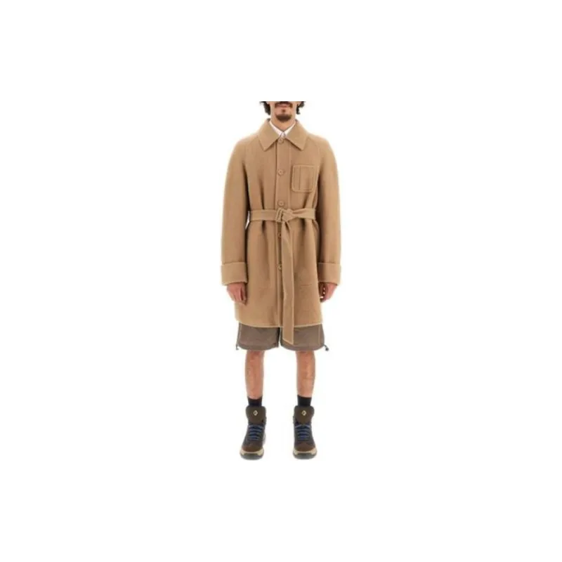 DIOR Belted Button Up Coat-3