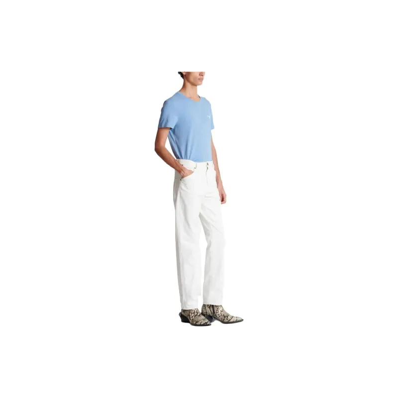 BALMAIN Logo embroidered Straight leg Jeans-4