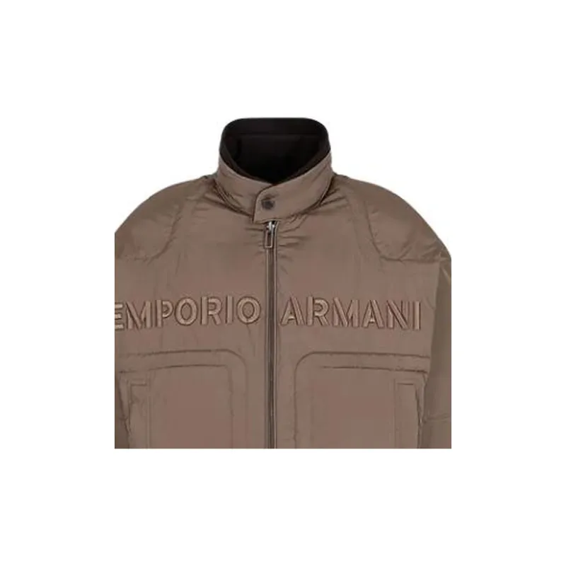 EMPORIO ARMANI FW23 Puffer Jacket Men's Brown-6