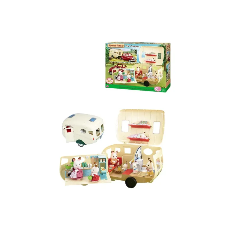 Sylvanian Families Camping Trailer Doll Products-2