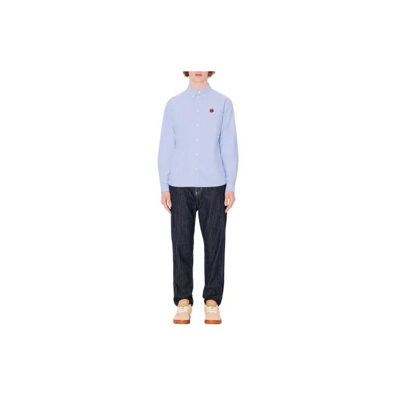 KENZO Boke Flower Embroidered Long Sleeved Shirt-2