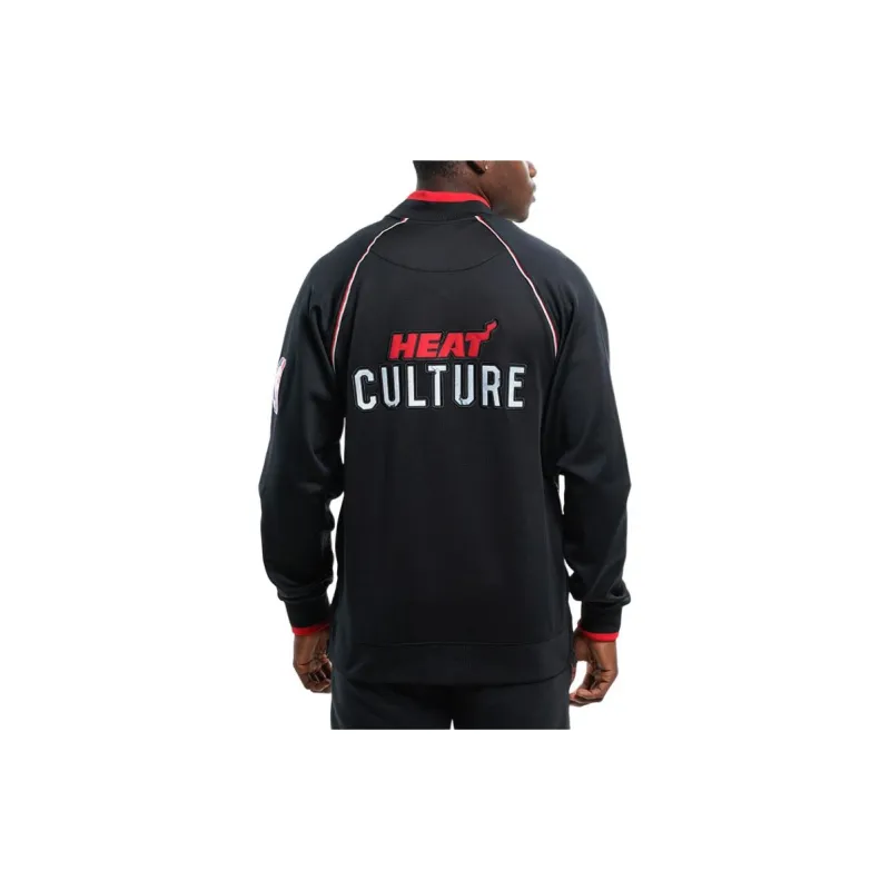 Nike Dri-Fit Miami Heat Showtime City Edition Jackets Coats City Edition Miami Heat Men's Black-3