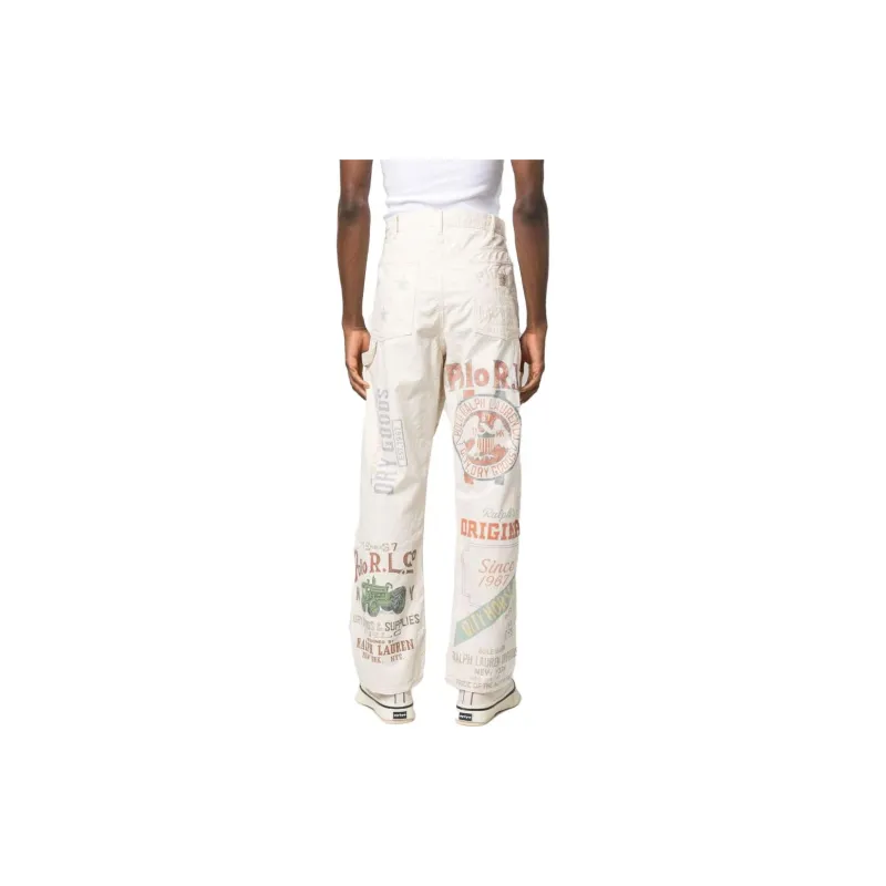 Polo Ralph Lauren SS23 Casual Pants Men's White-2