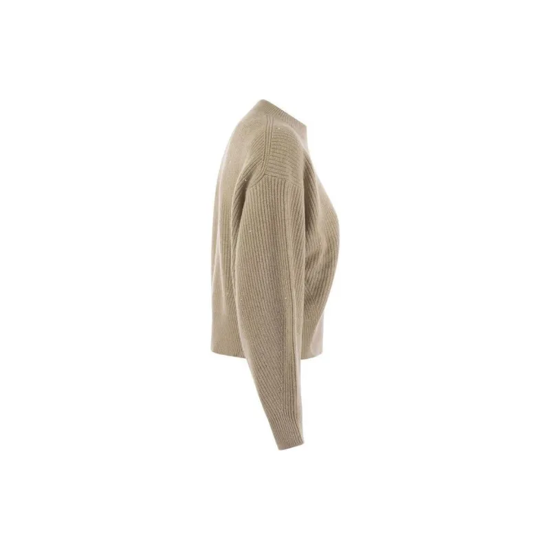 Brunello Cucinelli Sequin Embellished Knitted Jumper-2