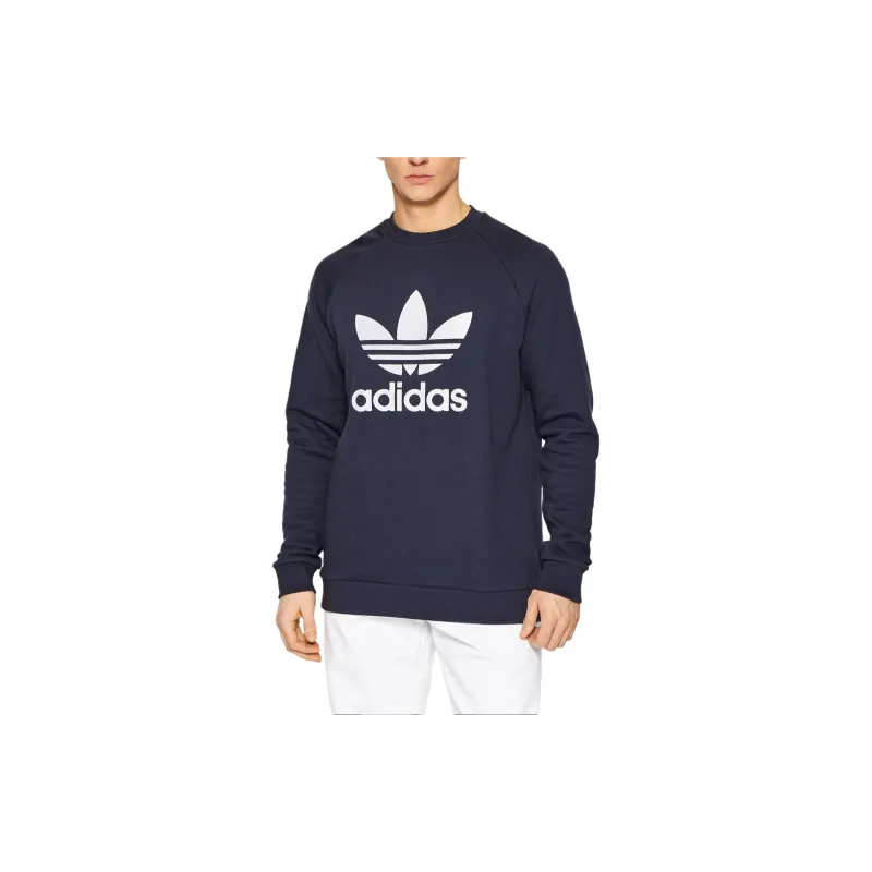 Adidas Originals Sweatshirts Men Navy Blue-4