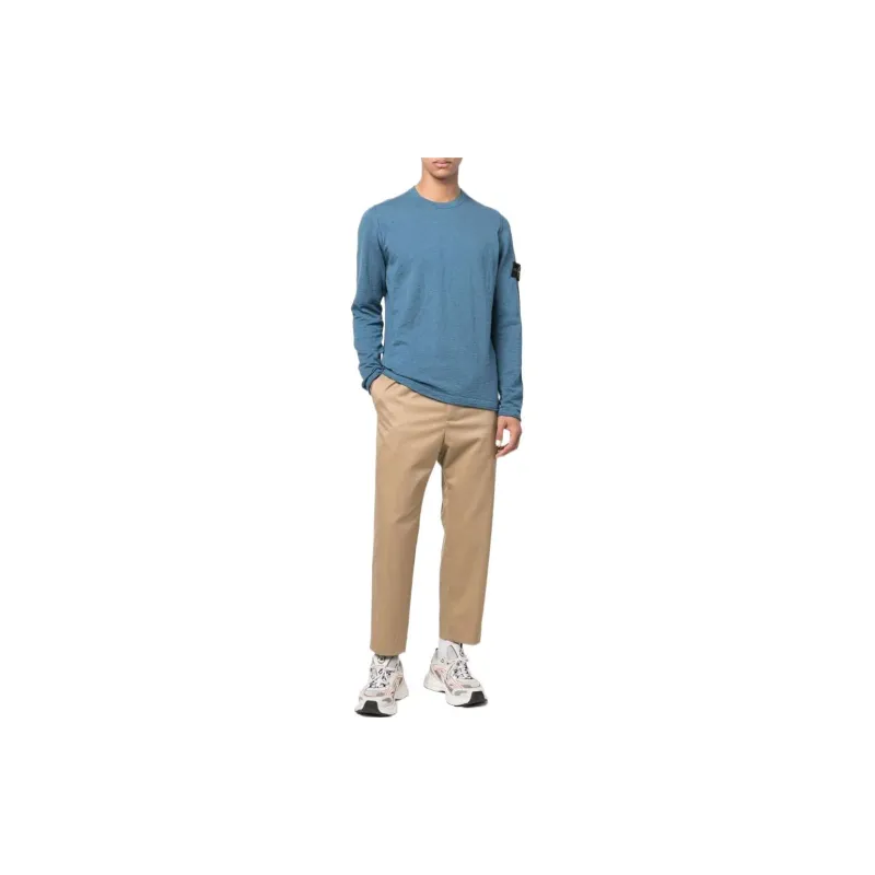STONE ISLAND Compass badge Rolled trim Jumper-1