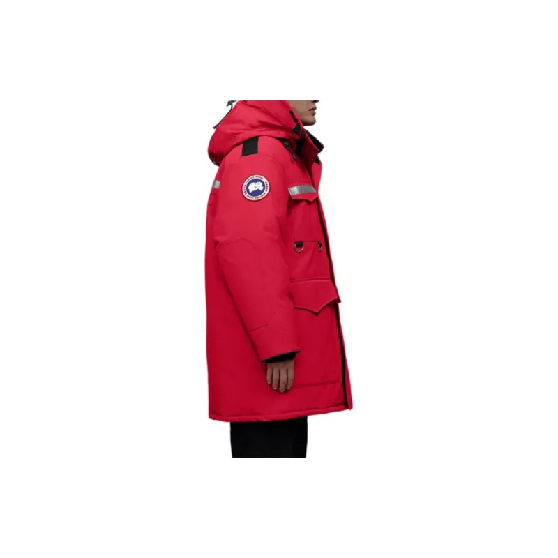 Canada Goose Down Jacket Men's Red-4