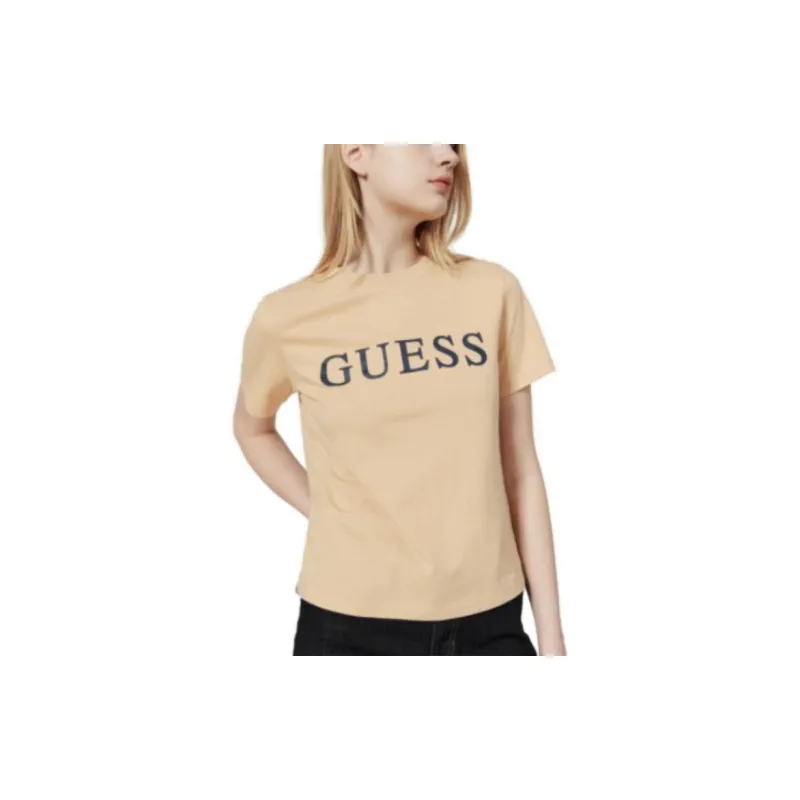 GUESS T-Shirts Unisex Brown-2
