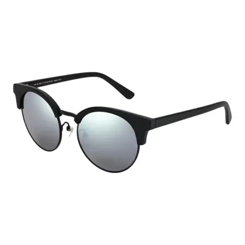 JINS TR90 Browline Sunglasses Women's Matte Black