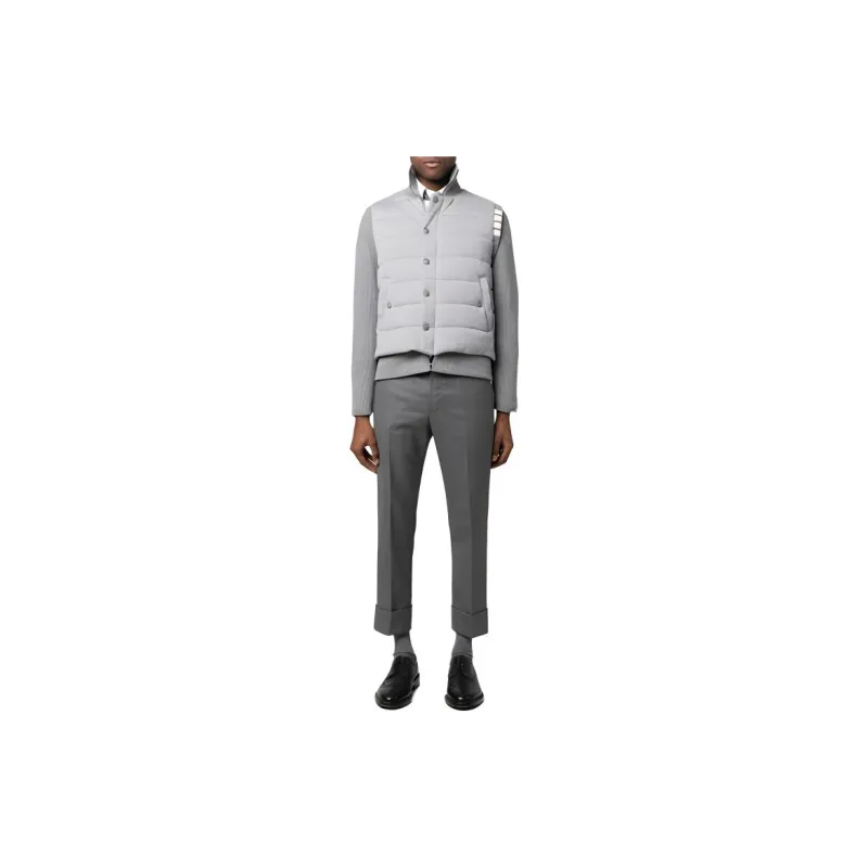 THOM BROWNE Padded Press stud Fastening Jacket-2