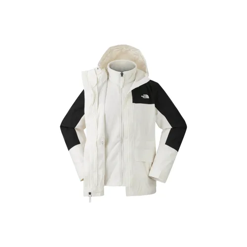 THE NORTH FACE City Outdoor Collection Windbreaker Jackets Women's Sand Dune White