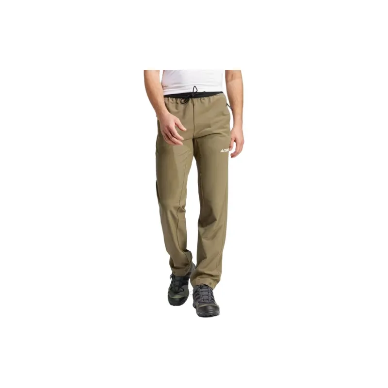 Adidas TerrexOther Terrex Liteflex Hiking Pants Knitted Sports Pants Unisex Olive Layer-1