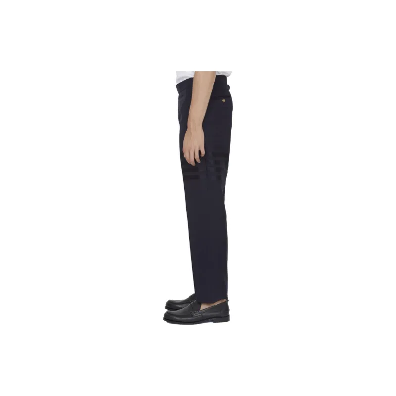 THOM BROWNE 4 Bar Stripe Detailed Trousers-3