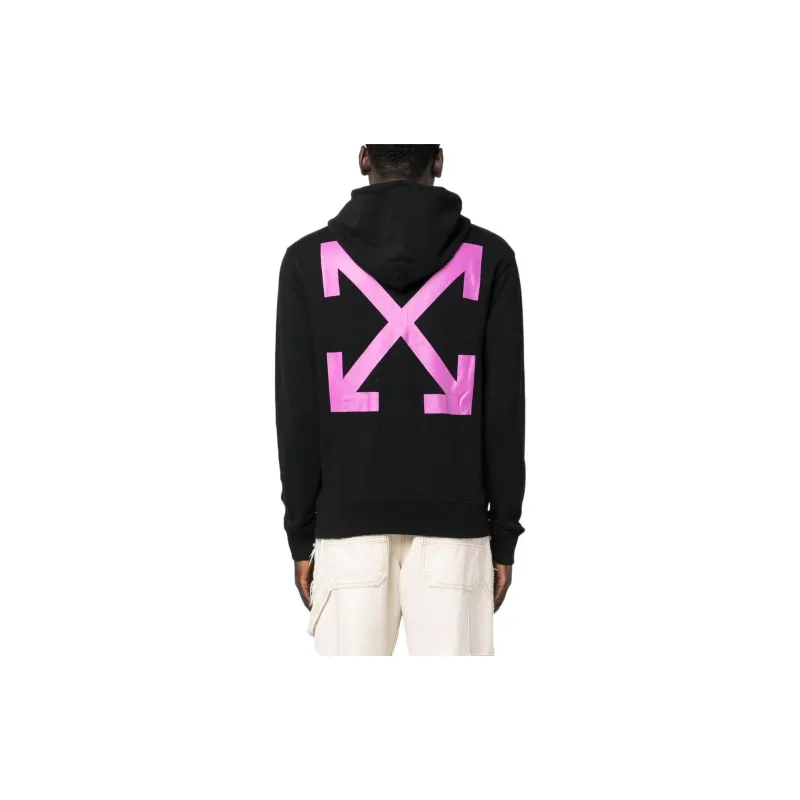 OFF WHITE Arrow Caravaggio St. Fran Slim Hoodie-2
