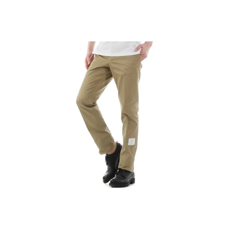 THOM BROWNE Twill Chinos-3