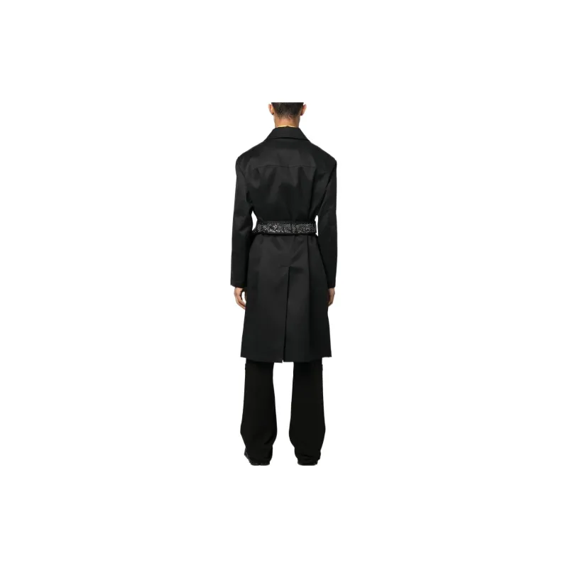 VERSACE Wool Trench Coat-2