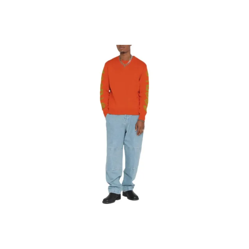 Stussy Sleeve Logo Sweater-10