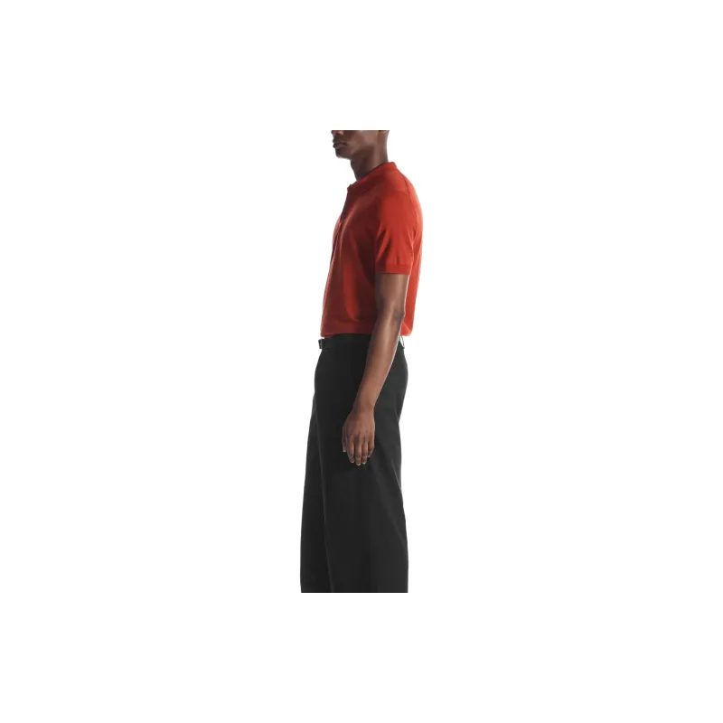 COS Polo Shirts Men Crimson-3