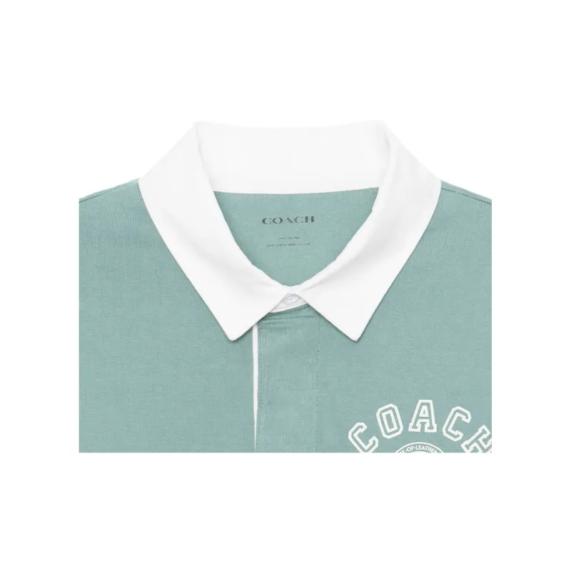COACH SS23 Polo Shirt Men's Blue-5