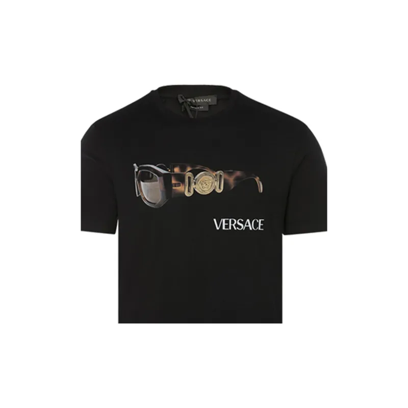 VERSACE T Shirts Men Black-5