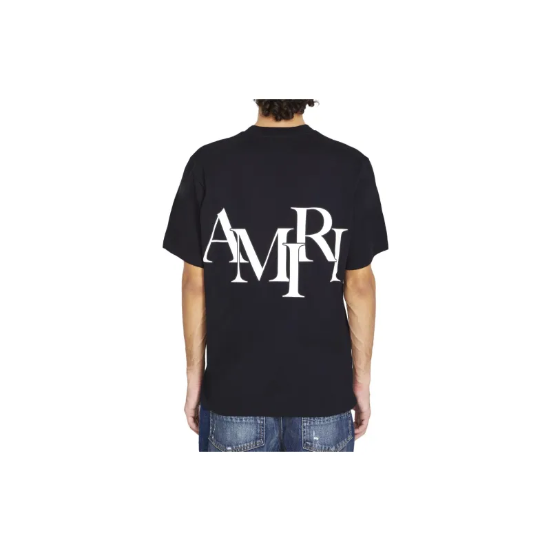 AMIRI Staggered Logo Tee-4