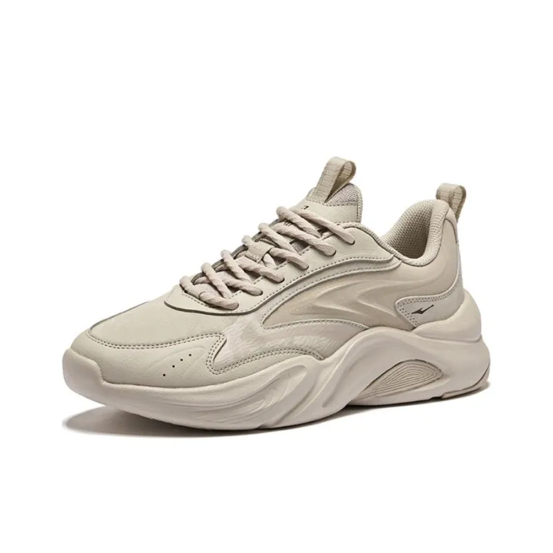 Erke Phoenix Seeking Phoenix 2.0 Anti Slip Wear Resistant Low Top Chunky Sneakers Men's Warm Mist Gray-2