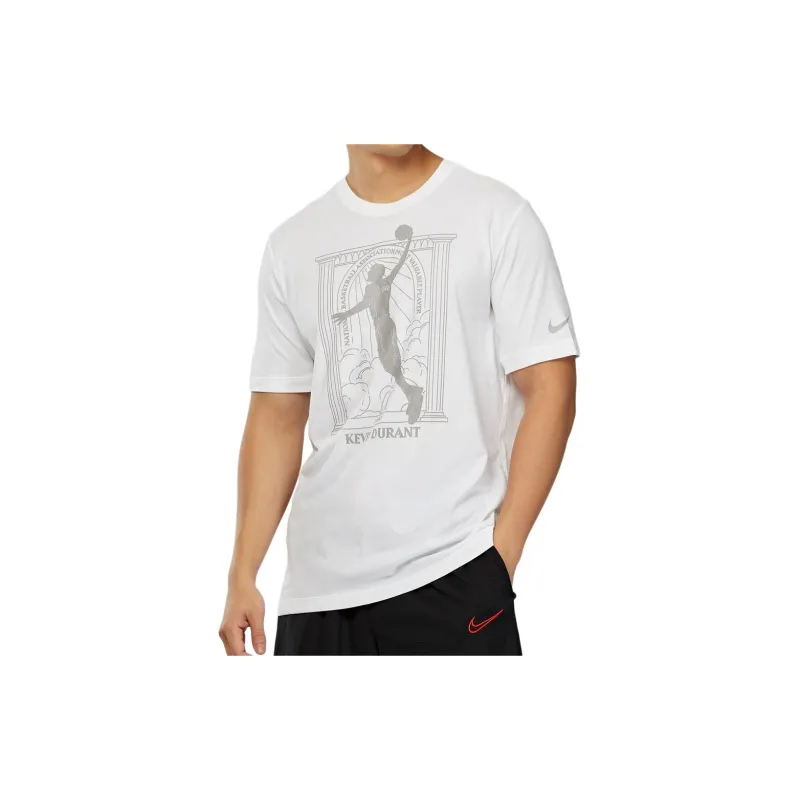 Nike T Shirts Men White-5