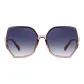 N01 Gray to Pink Progressive+Transparent Pink Frame[Sun Protection]