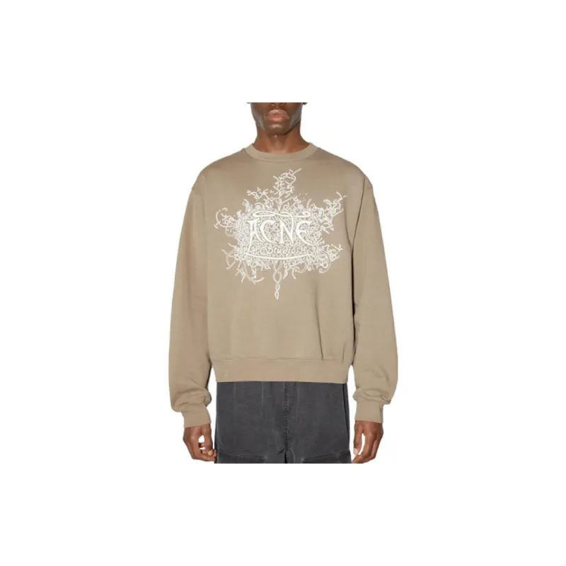 Acne Studios Logo Printed Crewneck Sweatshirt-1