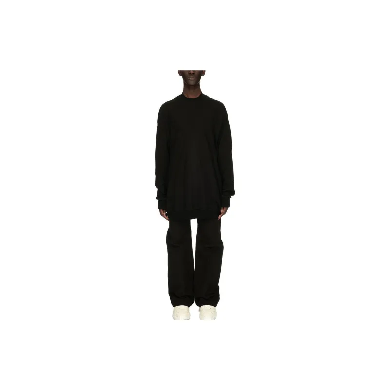 RICK OWENS Splintered Peter Organic Cotton Jumper-1
