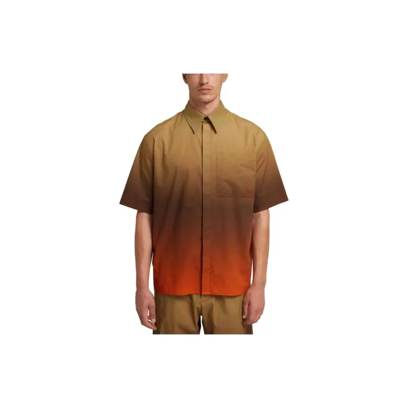MSGM Gradient Effect Short Sleeved Shirt-3