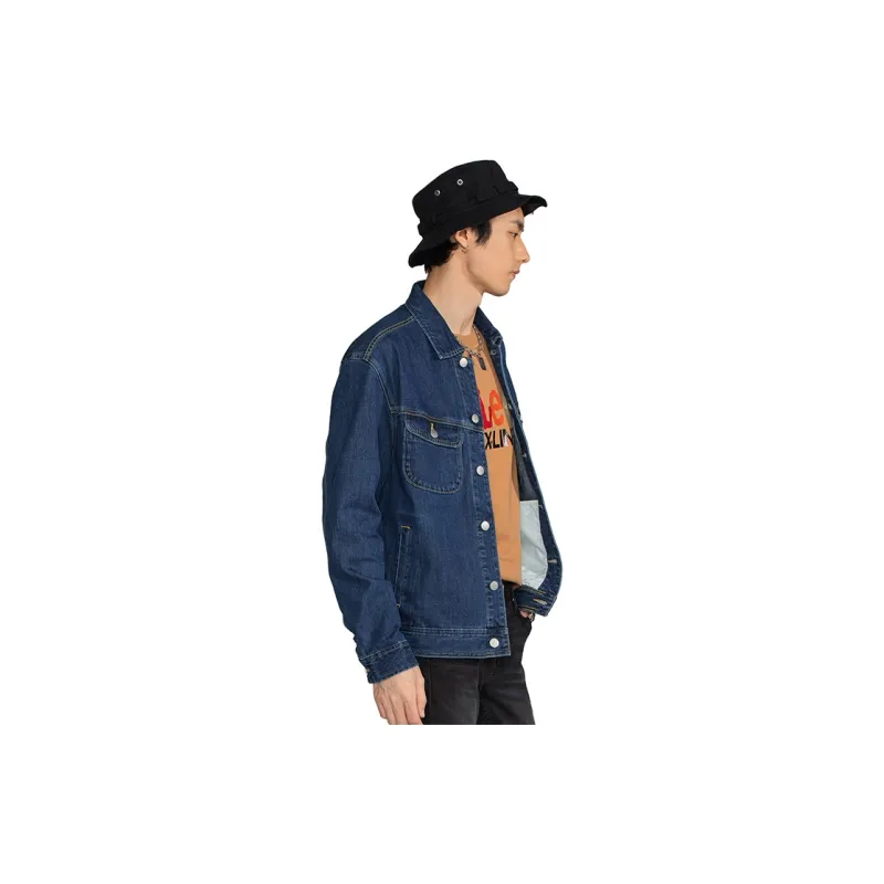 Lee Denim Jacket Men's Medium Light Blue-2