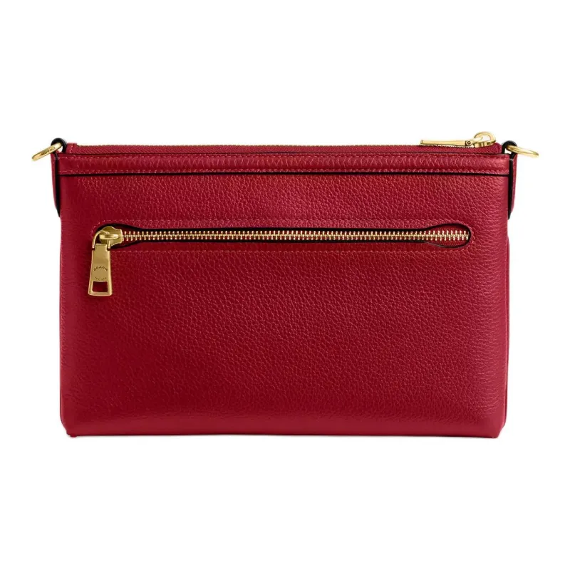 COACH Legacy Leather Shoulder Bag, Crossbody Bag Medium Size Women's Ruby-2