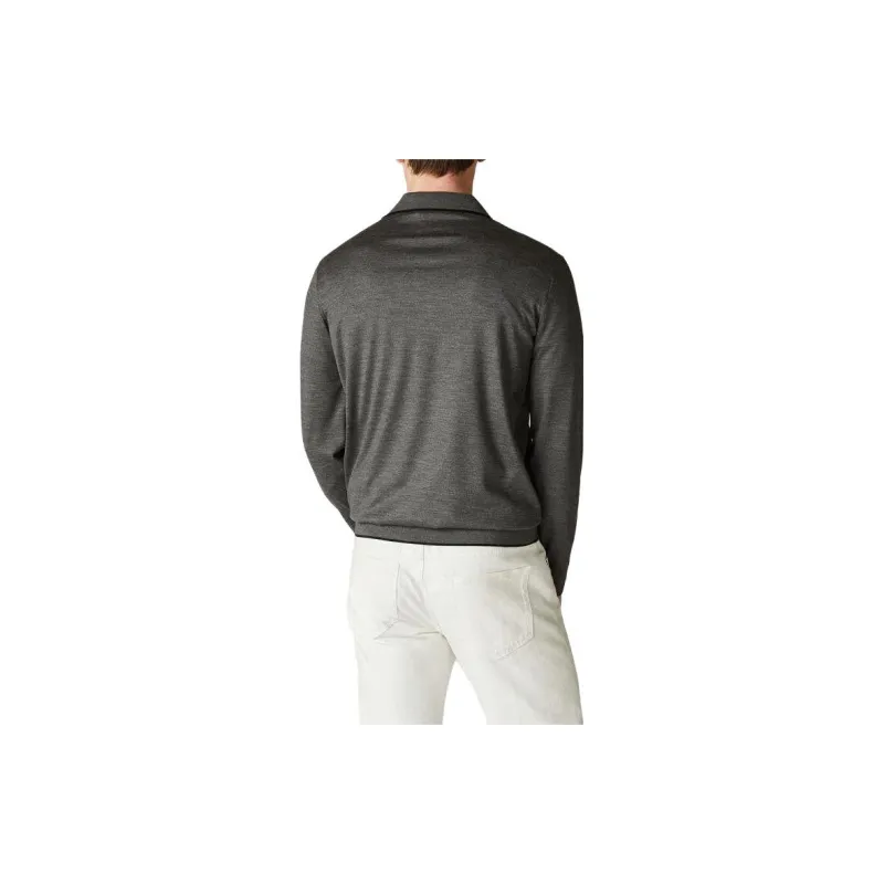 Loro Piana Polo Shirt Men's Light Grey-3