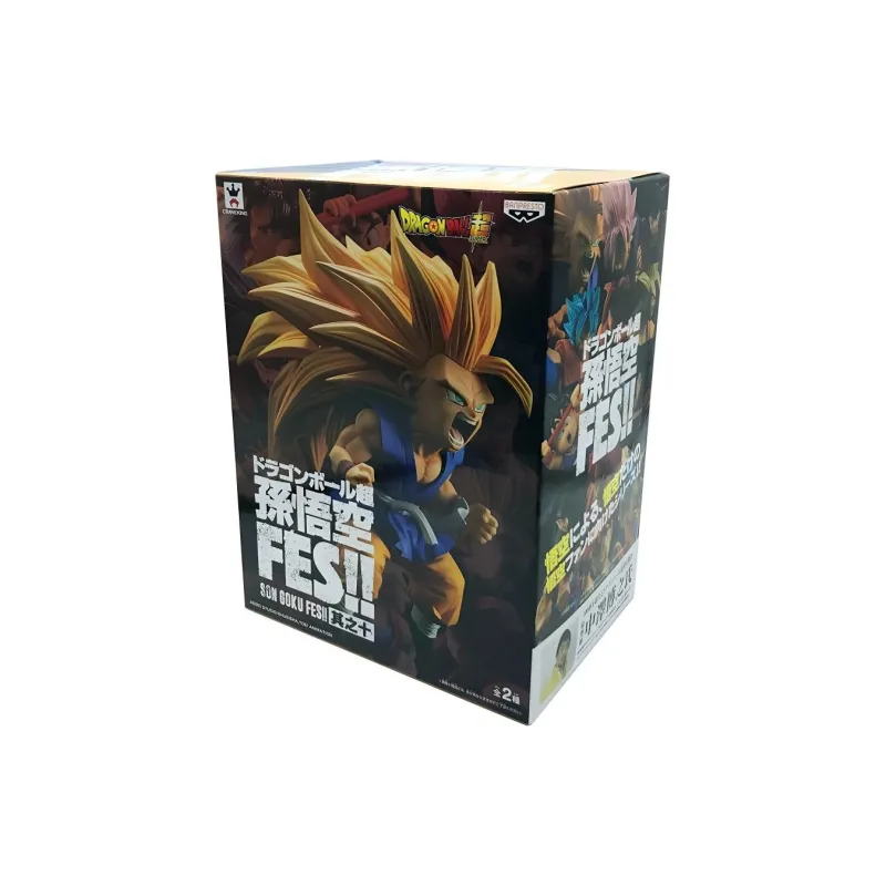 BANPRESTO Dragon Ball Super Son Goku Fes!! Volume 10 A Super Saian 3 Goku Gt Figure Yellow-3