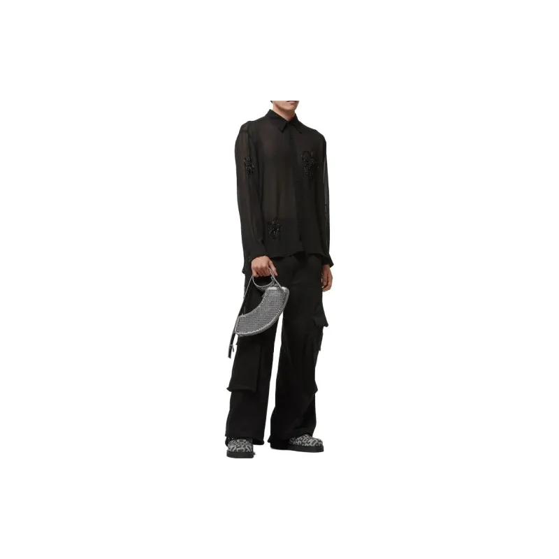GCDS Buttoned Long Sleeved Shirt-1