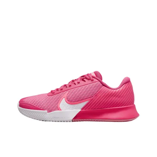 Nike Court Air Zoom Vapor Pro Tennis Shoes Women's Low-Top Pink/White