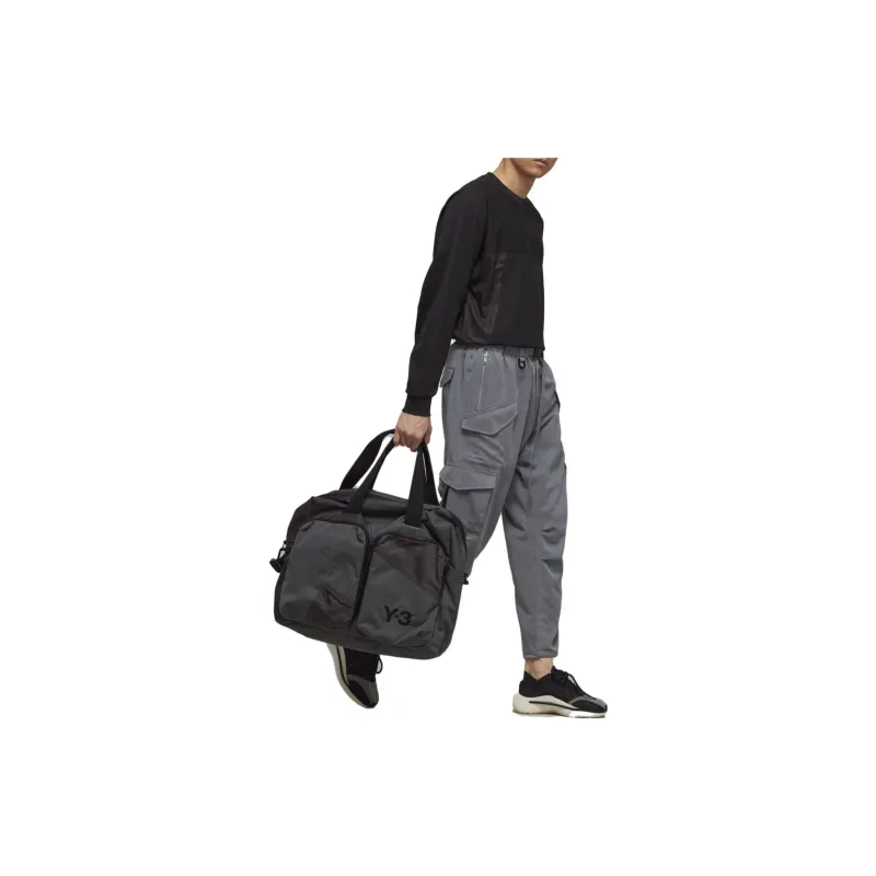 Y-3 Logo Patch Crew Neck Sweatshirt-1